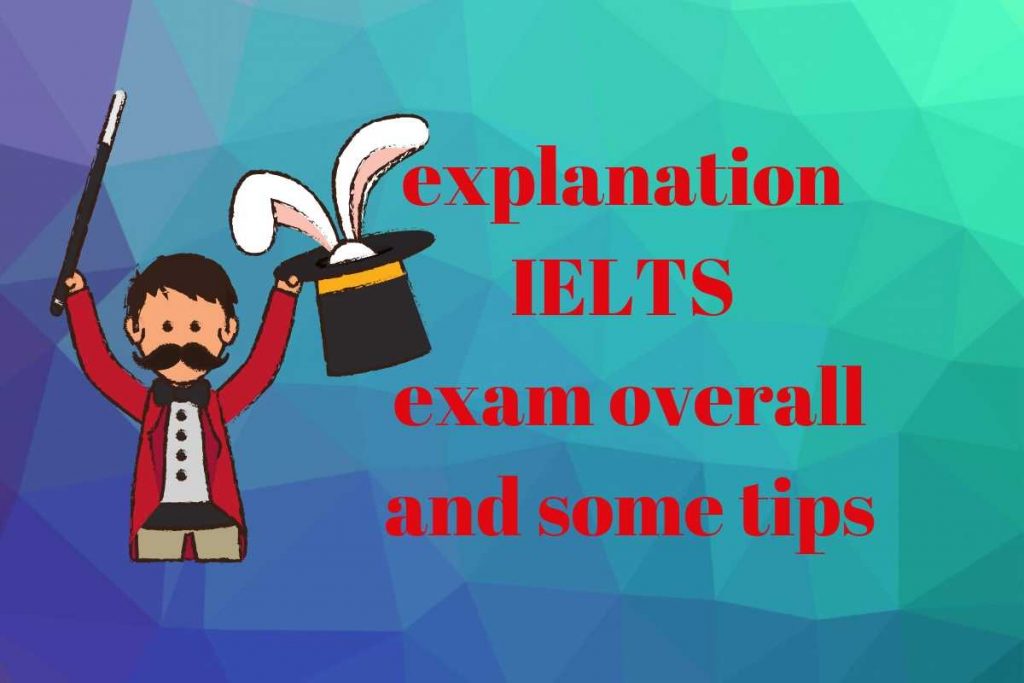 explanation of IELTS exam overall and some tips