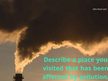 Describe a place you visited that has been affected by pollution