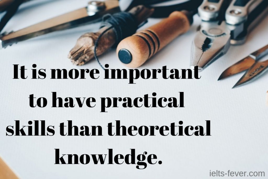 essay about practical knowledge