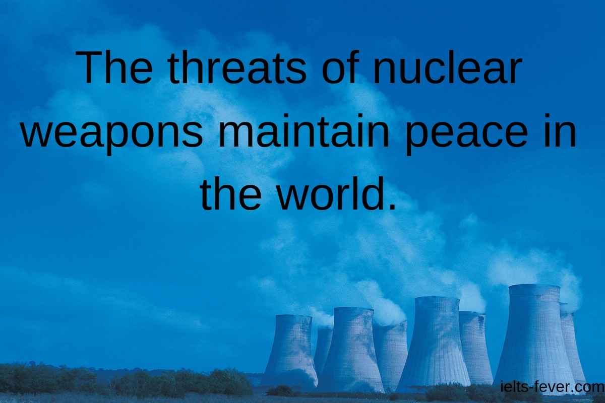 nuclear weapons and world peace essay