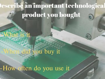 technological product you bought