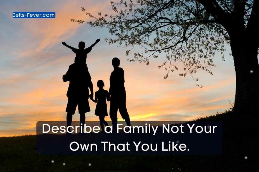 Describe a Family Not Your Own That You Like.