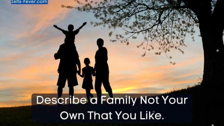 Describe a Family Not Your Own That You Like.