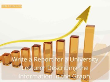 Write a Report for a University Lecturer Describing the Information in the Graph.