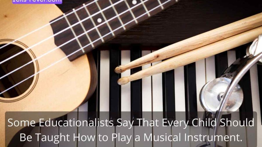 Some Educationalists Say That Every Child Should Be Taught How to Play a Musical Instrument.