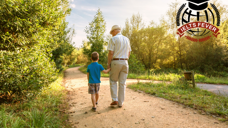 Describe an interesting conversation you had with an old person